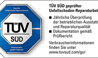 TÜV-geprüfter Unfallschaden-Lackierbetrieb